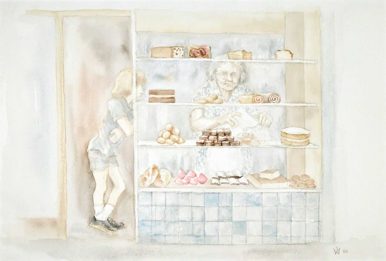Five Pikelets, Please' (Annandale Village Cake-shop) by Susan Dorothea White