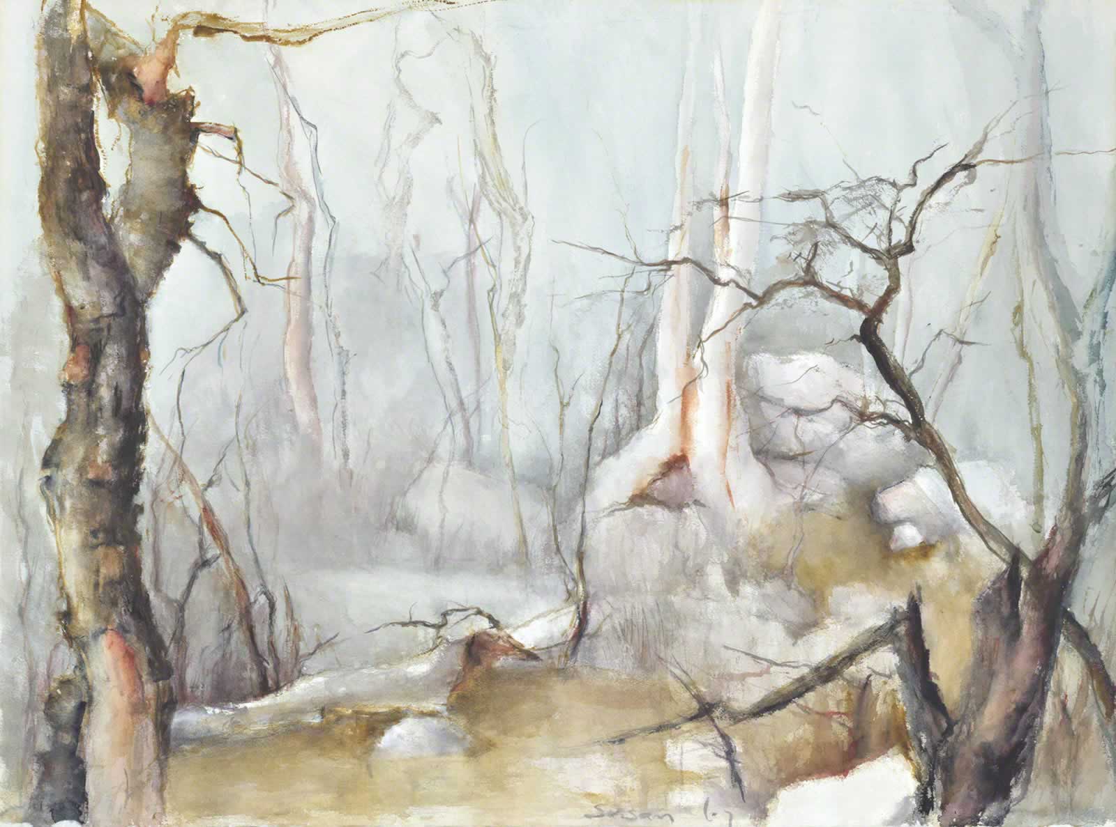 Forked Tree, Ku-ring-gai by Susan Dorothea White