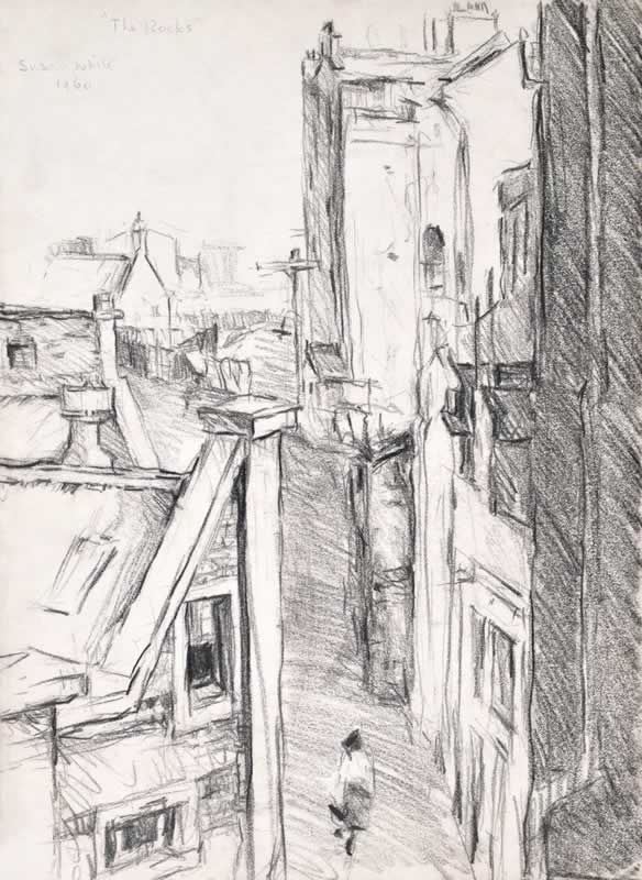 Narrow Street, The Rocks, Sydney by Susan Dorothea White