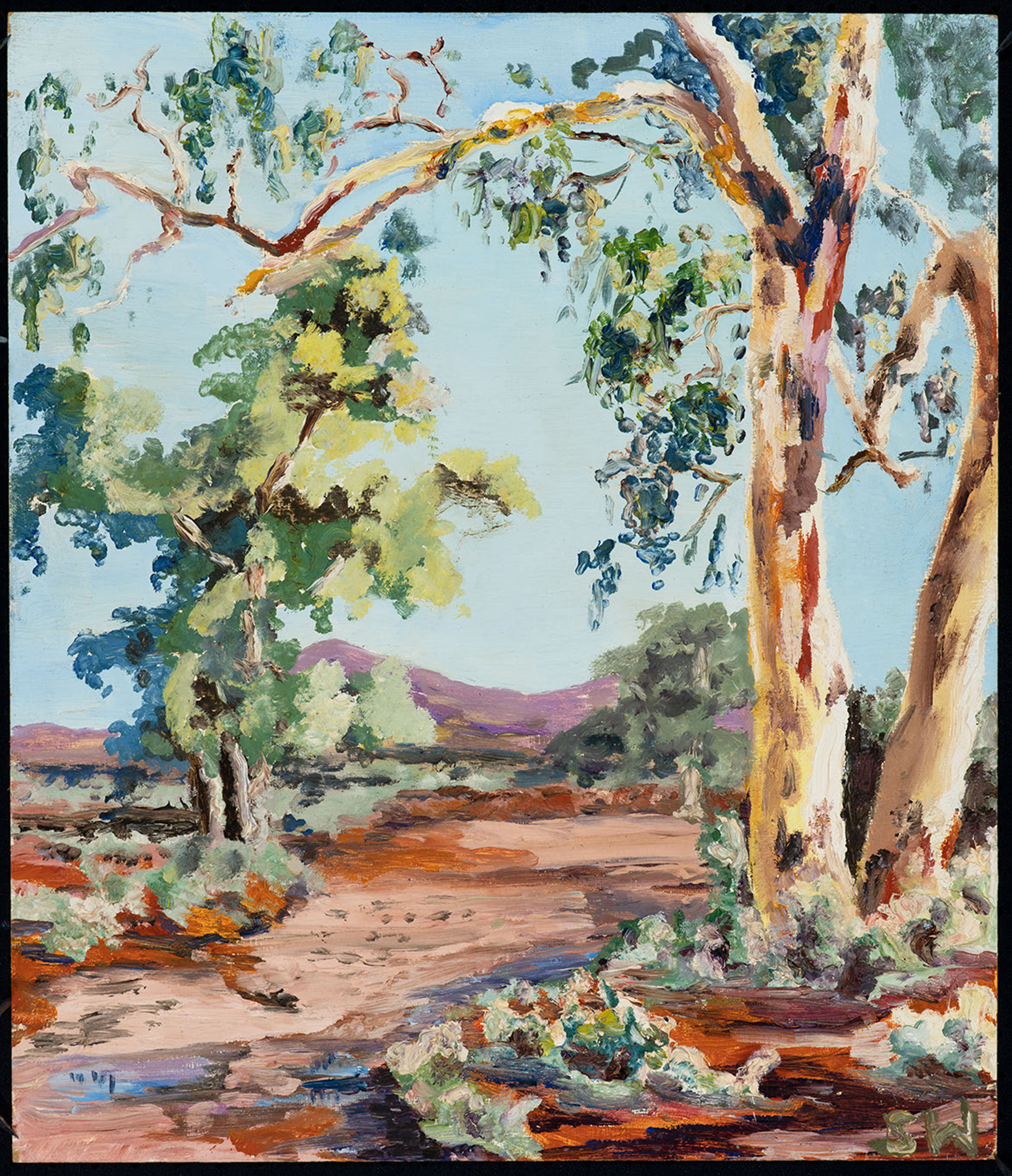 Nine Mile Creek (tributary of Stephens Creek, Broken Hill) by  Susan D White