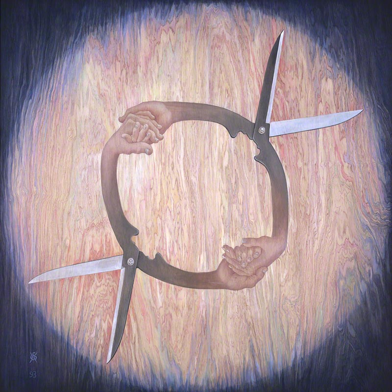 To Cut Both Ways (painting) by Susan Dorothea White