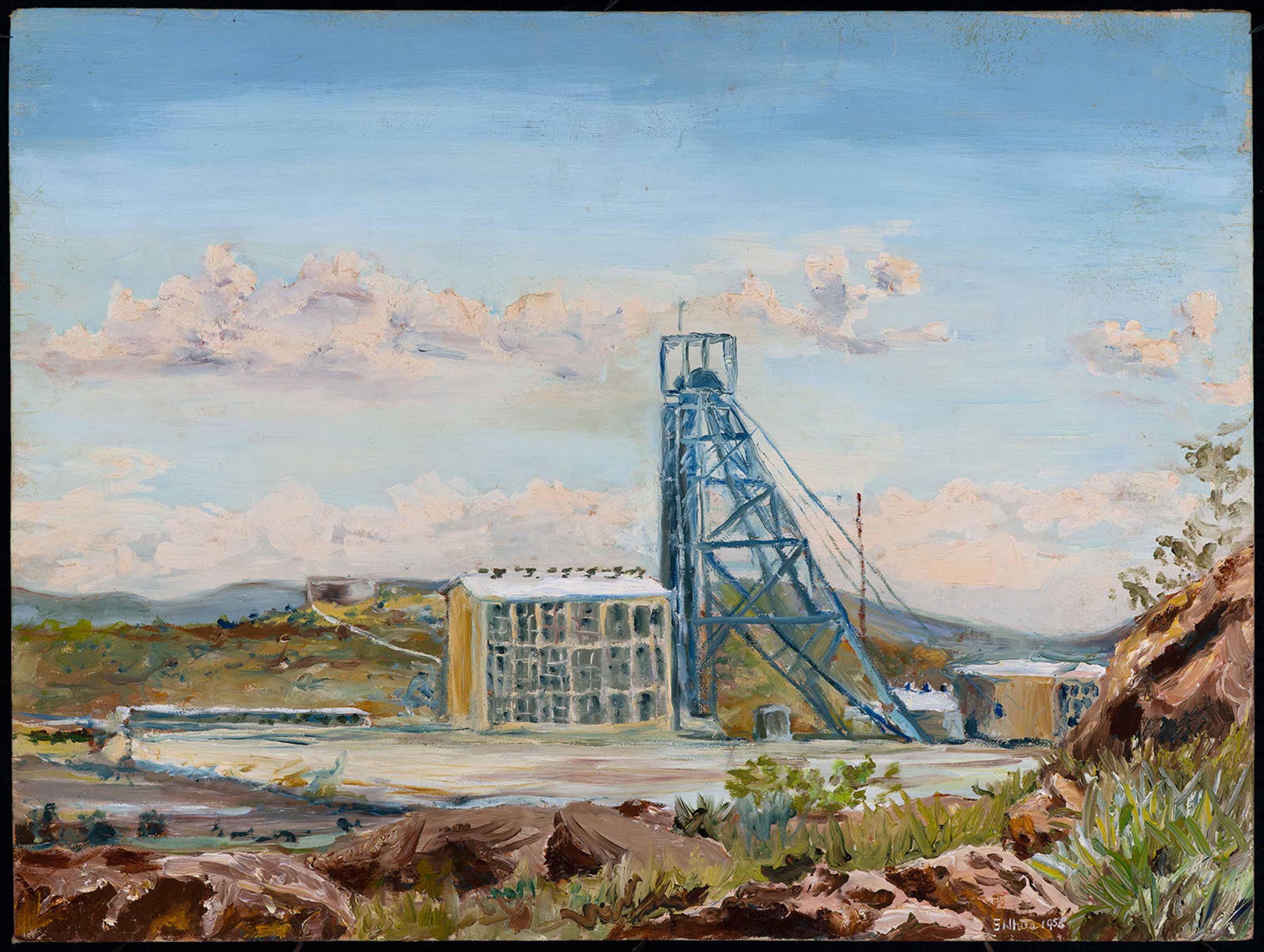 Mine Shaft, Northern Outskirts, Broken Hill by  Susan D White