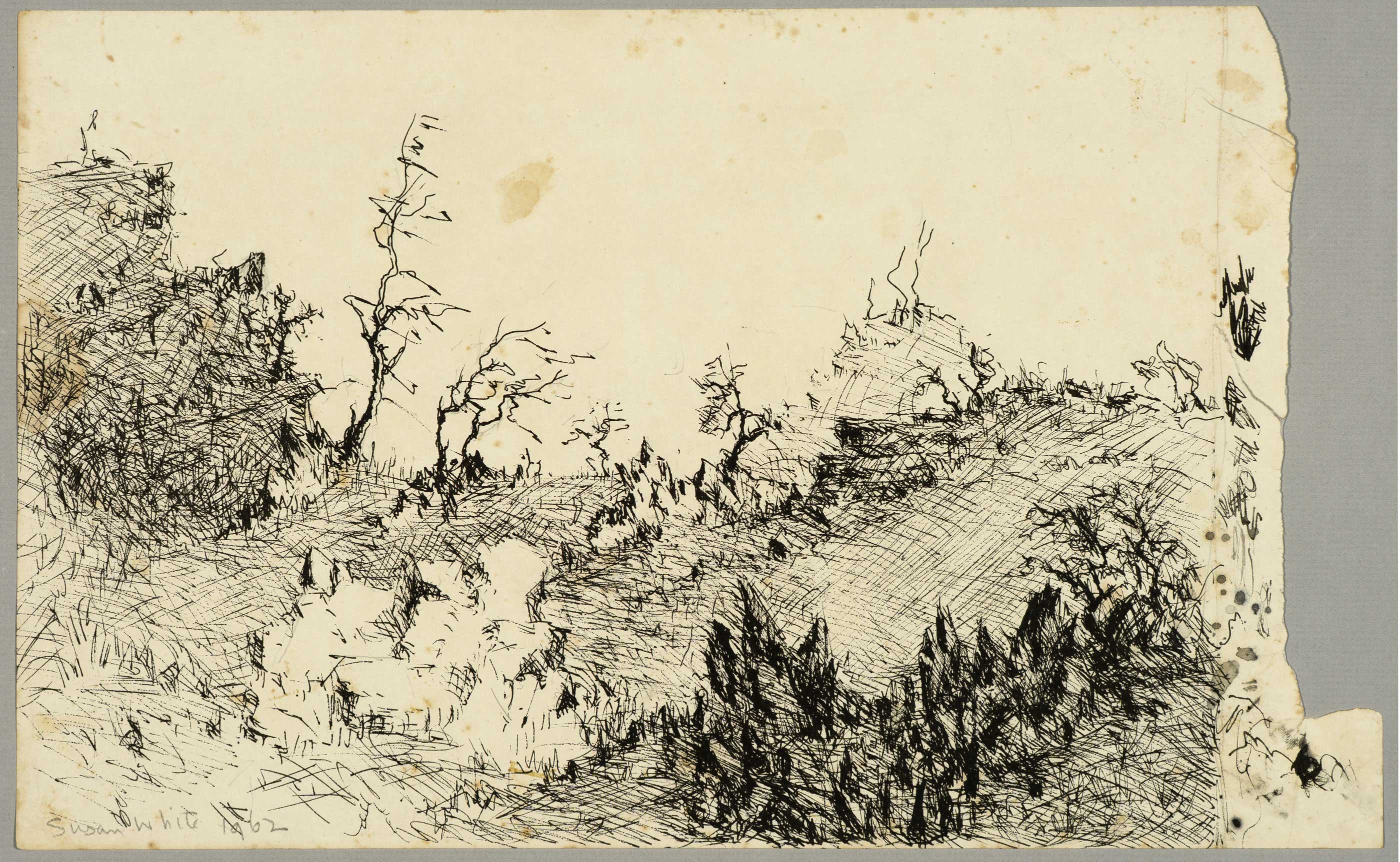 Outback landscape, composition from imagination by  Susan D White